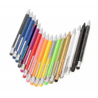 Długopis wielozadaniowy TROIKA Construction, zielony neonowy, Długopisy, Artykuły do pisania i korygowania