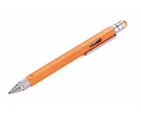 Multifunction pen TROIKA Construction, neon orange