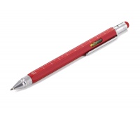 Multifunction pen TROIKA Construction, red