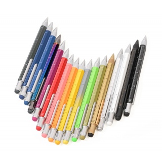 Długopis wielozadaniowy TROIKA Construction, czerwony, Długopisy, Artykuły do pisania i korygowania