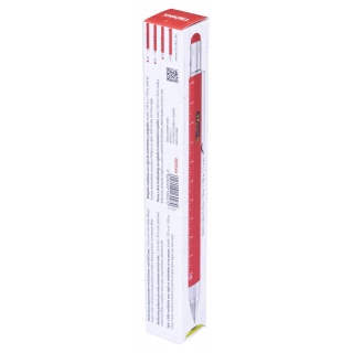 Długopis wielozadaniowy TROIKA Construction, czerwony, Długopisy, Artykuły do pisania i korygowania