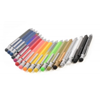 Długopis wielozadaniowy TROIKA Construction, srebrny, Długopisy, Artykuły do pisania i korygowania