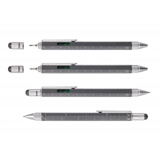 Długopis wielozadaniowy TROIKA Construction, tytan, Długopisy, Artykuły do pisania i korygowania