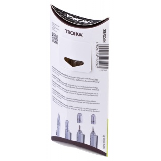 Długopis wielozadaniowy TROIKA Construction Liliput, czarny, Długopisy, Artykuły do pisania i korygowania