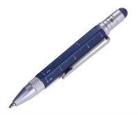 Multifunction pen TROIKA Construction Liliput, blue