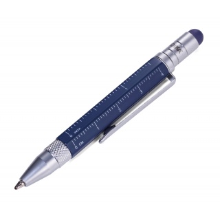 Długopis wielozadaniowy TROIKA Construction Liliput, niebieski, Długopisy, Artykuły do pisania i korygowania