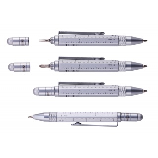 Długopis wielozadaniowy TROIKA Construction Liliput, niebieski, Długopisy, Artykuły do pisania i korygowania