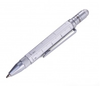 Multifunction pen TROIKA Construction Liliput, silver