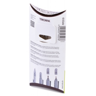 Długopis wielozadaniowy TROIKA Construction Liliput, srebrny, Długopisy, Artykuły do pisania i korygowania