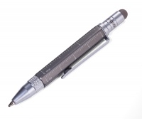 Multifunction pen TROIKA Construction Liliput, titanium