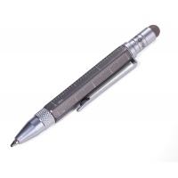Multifunction pen TROIKA Construction Liliput, titanium