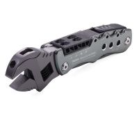 Narzędzie wielofunkcyjne TROIKA Maulschlussel, 12 funkcji, szary, Ekskluzywne, Gadżety