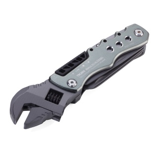 Narzędzie wielofunkcyjne TROIKA Maulschlussel, 12 funkcji, szary, Ekskluzywne, Gadżety