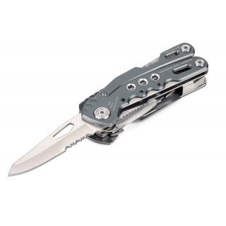 Narzędzie wielofunkcyjne TROIKA Fire Tool, 14 funkcji, szary, Ekskluzywne, Gadżety