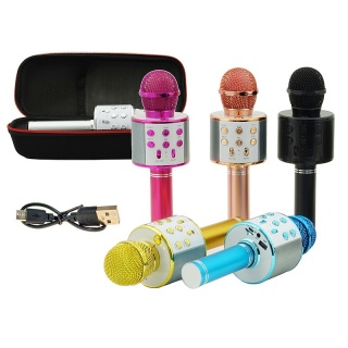 MIKROFON Z GŁOŚNIKIEM I WEJŚCIEM USB, Zabawki