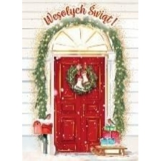 Karnet B6 BN WIANEK Z ŁYŻWAMI, Karnety, kartki okolicznościowe, Art. dekoracyjne i prezentowe