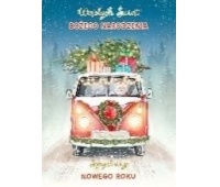 Karnet B6 BN ŚWIĄTECZNY OGÓREK