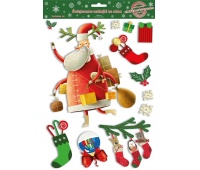 Naklejka elektrostatyczna BN MIKOŁAJ, Naklejki, Art. kreatywne