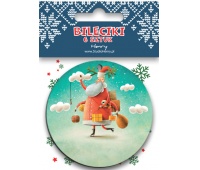 BILECIK DO PREZENTU MIKOŁAJ SZ, Karnety, kartki okolicznościowe, Art. dekoracyjne i prezentowe