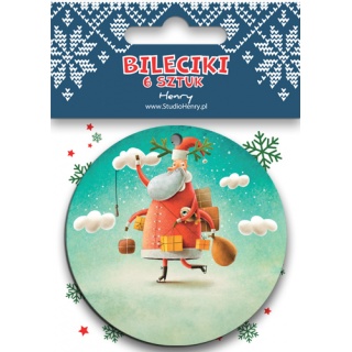 BILECIK DO PREZENTU MIKOŁAJ SZ, Karnety, kartki okolicznościowe, Art. dekoracyjne i prezentowe