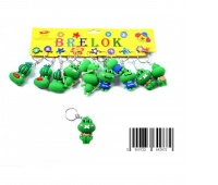 BRELOK ŻABA 2872, Breloki, Zabawki