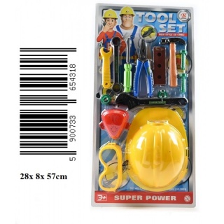 NARZĘDZIA Z KASKIEM, Dla chłopca, Zabawki
