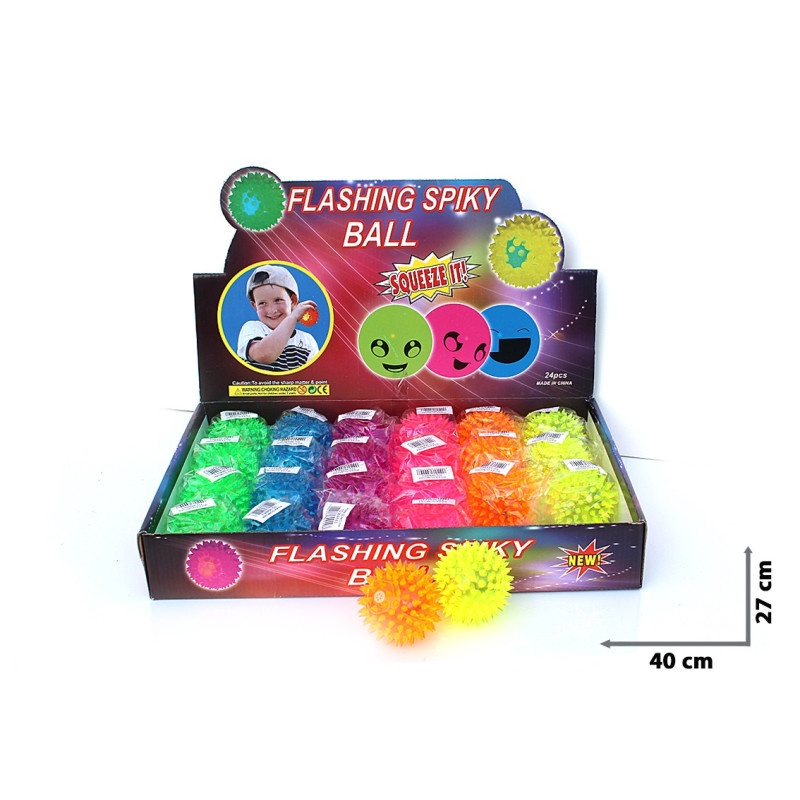 PIŁKA JEŻYK ŚWIECĄCA 1468, Sport i rekreacja, Zabawki