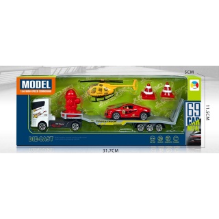 ZESTAW LAWETA Z POJAZDAMI 3195, Pojazdy, Zabawki
