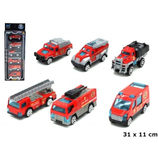 ZESTAW AUTEK NA BLISTRZE 2419, Pojazdy, Zabawki