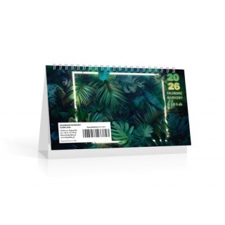 KALENDARZ BIURKOWY FLORA POZIOMY 2026, Biurkowe, Kalendarze