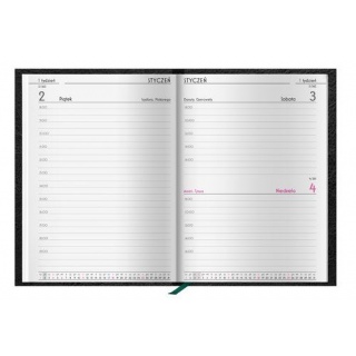 KALENDARZ A5 MARS DZIENNY 2026, Dzienne, Kalendarze