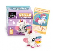 KLOCKI SNAPETS JEDNOROŻEC BIAŁY KIDEA, Klocki, Zabawki