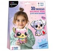 MAGICZNE ZWIERZAKI DO MALOWANIA WODĄ KIDEA, Kolorowanki, Książeczki