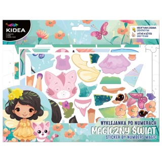 WYKLEJANKA PO NUMERACH MAGIC KIDEA, Zestawy kreatywne, Art. kreatywne