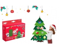 CHOINKA DIY Z FILCU Z 8 OZDOBAMI