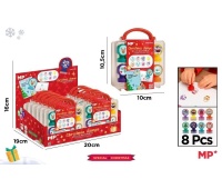 STEMPELKI ŚWIĄTECZNE 8szt.