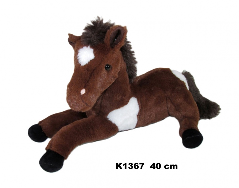KOŃ 40CM 3898, Maskotki, Zabawki