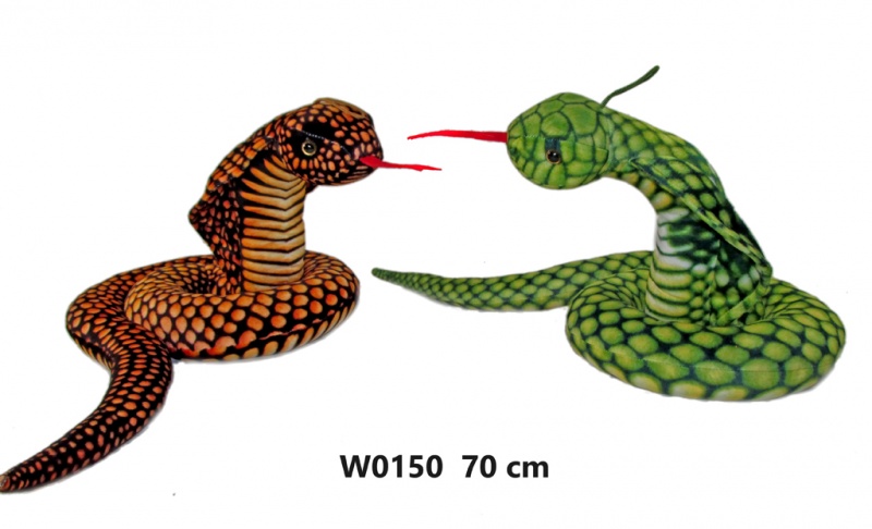 WĄŻ KOBRA 70CM 7217, Maskotki, Zabawki