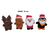 ZWIERZĘTA ŚWIĄTECZNE 15 CM 2556