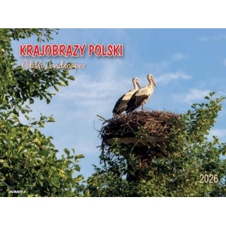 KALENDARZ ALBUMOWY KRAJOBRAZY POLSKI 2026, Ścienne, Kalendarze