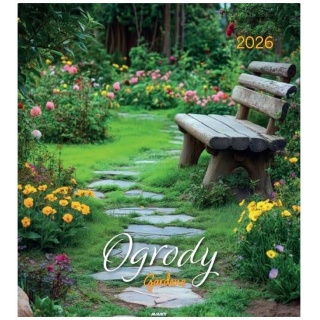 KALENDARZ ŚCIENNY DUŻY OGRODY 2026, Ścienne, Kalendarze