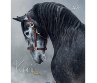 KALENDARZ ŚCIENNY DUŻY KONIE 2026