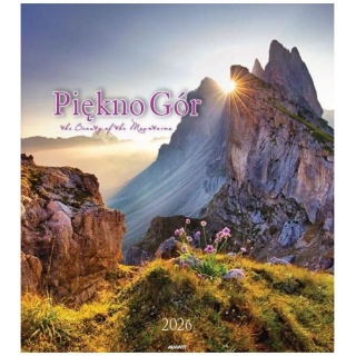 KALENDARZ ŚCIENNY DUŻY PIĘKNO GÓR 2026, Ścienne, Kalendarze