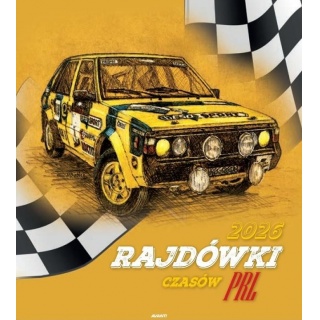 KALENDARZ ŚCIENNY DUŻY RAJDÓWKI PRL 2026, Ścienne, Kalendarze