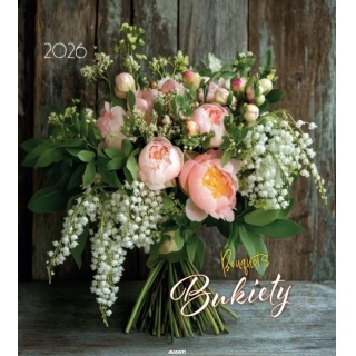 KALENDARZ ŚCIENNY DUŻY BUKIETY 2026, Ścienne, Kalendarze