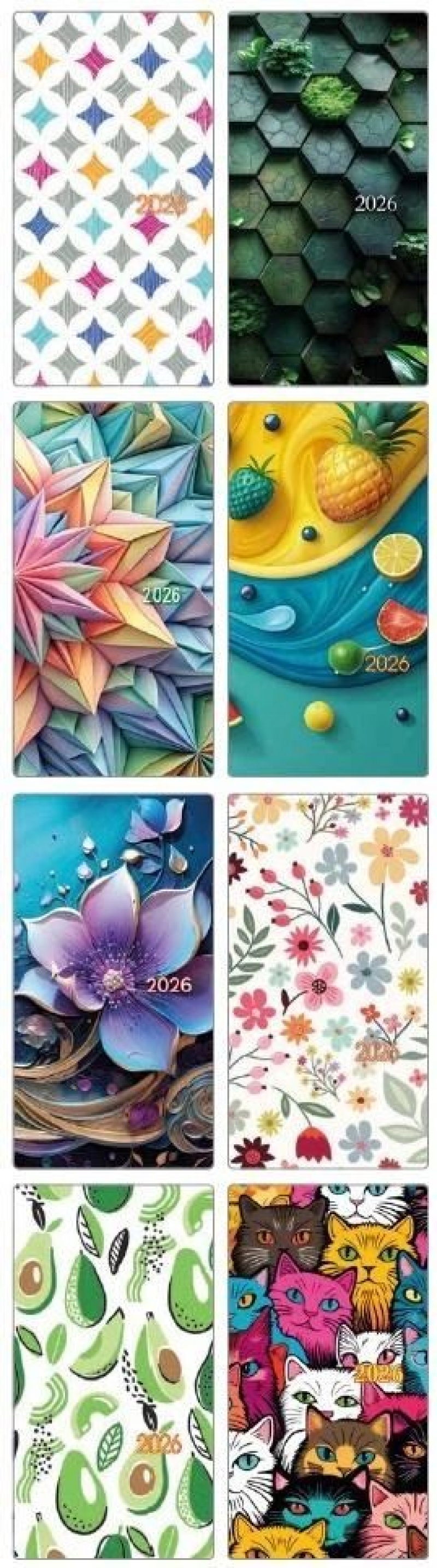 KALENDARZ KIESZONKOWY Z OKŁADKĄ 2026 KALENDARZ KIESZONKOWY Z OKŁADKĄ 2026, Kieszonkowe, Kalendarze