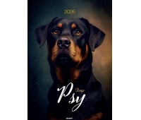 KALENDARZ ŚCIENNY 7-PLANSZOWY PSY 2026