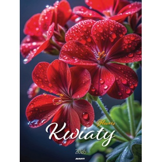 KALENDARZ ŚCIENNY 7-PLANSZOWY KWIATY 2026, Ścienne, Kalendarze