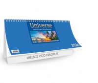 KALENDARZ BIURK.STOJĄCYUNIVERSE TYG.POZIOMY 2026