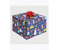 PAPIER OZDOBNY P5 500x70cm.GWIAZDKA, Papier ozdobny, Art. dekoracyjne i prezentowe